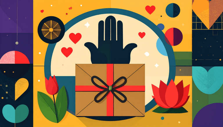 Colorful illustration of spiritual gift ideas